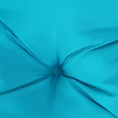 vidaXL Coussins de chaise lot de 6 turquoise 50x50x7 cm tissu oxford