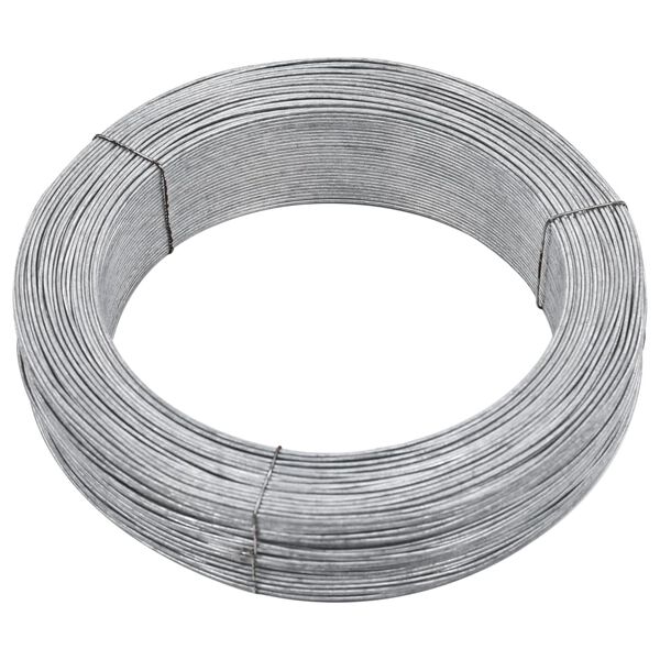 vidaXL Fil de liaison de cl&ocirc;ture 250 m 2 mm Acier
