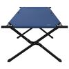 vidaXL Lit de camping pliant Bleu 210 x 80 x 46 cm Tissu Oxford