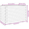 vidaXL Jardini&egrave;re cire marron 70x40x49,5 cm bois de pin massif
