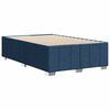 vidaXL Cadre de lit sans matelas bleu 120x200 cm tissu
