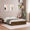 vidaXL Cadre de lit avec tiroirs sans matelas ch&ecirc;ne marron 120x200 cm