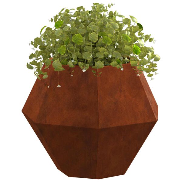 vidaXL Jardini&egrave;re Rouill&eacute; 50 x 50 x 40 cm