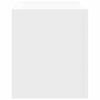 vidaXL Tables de chevet murales 2 pcs blanc 45x30x35 cm