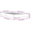 vidaXL Cadre de lit sans matelas ch&ecirc;ne sonoma 90x190 cm