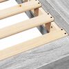 vidaXL Cadre de lit sans matelas sonoma gris 120x200 cm