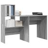 vidaXL Bureau Gris Sonoma 131,5 x 50 x 106,5 cm Bois d'ingénierie