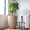 Capi Pot &agrave; fleurs Waste Rib 46x58 cm Beige terrazzo