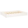 vidaXL Lit pour chien Blanc 71,5x54x9 cm Bois de pin solide