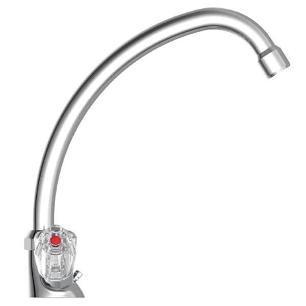 SCH&Uuml;TTE Mitigeur de lavabo &agrave; 2 poign&eacute;es BRILLANT chrome