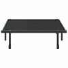 vidaXL Cadre de lit sans matelas pliable noir 107x203 cm acier