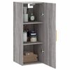 vidaXL Armoire murale sonoma gris 34,5x34x90 cm