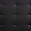 vidaXL Cadre de lit sans matelas en similicuir noir 200 x 160 cm