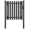 vidaXL Portail de jardin en acier 100x75 cm anthracite