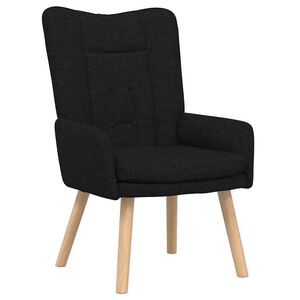 vidaXL fauteuil Noir 63 x 67 x 94 cm Tissu et contreplaqu&eacute;