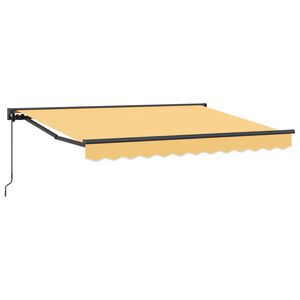 vidaXL Auvent manuel 3,5 x 2 m Sable 100 % polyester