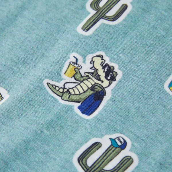 T-shirt pour enfants m&eacute;lange vert clair 116