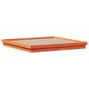 vidaXL Cadre de lit &agrave; LED sans matelas 200x200 cm bois massif