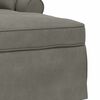 vidaXL Chaise lounge avec jupe Gris clair 91 x 157 x 91 cm