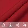 vidaXL Voile de parasol tissu oxford rectangulaire 3,5x4,5 m rouge