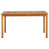 vidaXL Table de jardin 140x80x74 cm Bois d'acacia massif