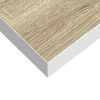 vidaXL &Eacute;tag&egrave;res flottantes 2 pcs Ch&ecirc;ne et blanc 90x23,5x3,8 cm MDF
