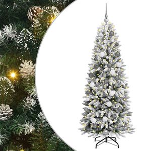 vidaXL Sapin de No&euml;l artificiel Blanc 180 cm