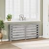 vidaXL Cache-radiateur gris b&eacute;ton 175x20x82 cm bois d'ing&eacute;nierie