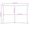 vidaXL Voile de parasol tissu oxford rectangulaire 3x4,5 m vert fonc&eacute;