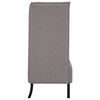 vidaXL Canap&eacute; &agrave; Haut Dossier 101cm Taupe tissu