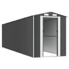 vidaXL Abri de jardin Anthracite 192x772x223 cm Acier galvanis&eacute;