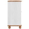 vidaXL Buffet avec tiroir ASKIM 133,5 x 40 x 79 cm Bois de pin massif