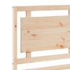 vidaXL Cadre de lit extra long sans matelas 180x220 cm bois massif