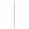 vidaXL T&ecirc;te de lit de remplacement m&eacute;tal blanc 100 cm