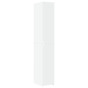 vidaXL Buffet haut blanc 30x42,5x185 cm bois d'ing&eacute;nierie