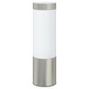 vidaXL Applique Murale Ext&eacute;rieure 2 pcs Argent&eacute; 12 x 8,5 x 27 cm