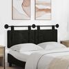 vidaXL T&ecirc;te de lit suspendue Noir 150 x 55 x 5 cm Simili cuir