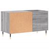 vidaXL Armoire &agrave; disques sonoma gris 85x38x48 cm bois d'ing&eacute;nierie