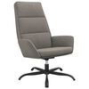 vidaXL Chaise de relaxation Gris clair Velours