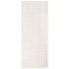 vidaXL Tapis de surface Rectangulaire Cr&egrave;me 150 x 80 cm