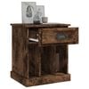vidaXL Tables de chevet 2 pcs ch&ecirc;ne fum&eacute; 43x36x50 cm