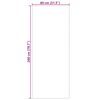 vidaXL Tapis de surface LUGO Cr&egrave;me et gris 200 x 80 cm Polyester