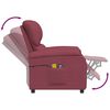 vidaXL Fauteuil de massage Rouge bordeaux Tissu