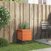 vidaXL Jardini&egrave;re cire marron 40x40x50 cm bois de pin massif
