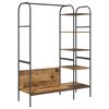 vidaXL Porte-v&ecirc;tements Marron 120 x 44 x 160 cm Bois d'ing&eacute;nierie