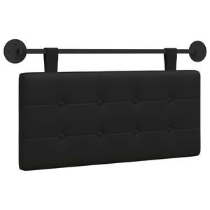 vidaXL T&ecirc;te de lit suspendue Noir 100 x 55 x 5 cm Simili cuir