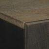 vidaXL Buffet noir 60x33x100 cm bois de manguier massif