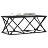 vidaXL Table basse noir 100x49x40 cm bois d'ing&eacute;nierie