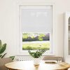 vidaXL Store pliss&eacute; blanc 70x100 cm largeur du tissu 69,4 cm polyester
