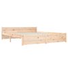 vidaXL Cadre de lit sans matelas bois massif 150x200 cm
